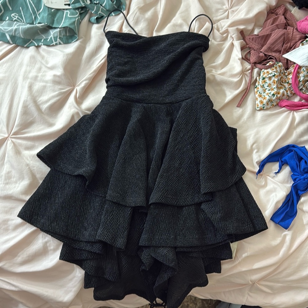 Black romper w/ skirt